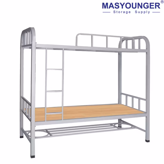 School Furniture Apartment Dormitory Metal Double Bed Frame Student Bunk Bed