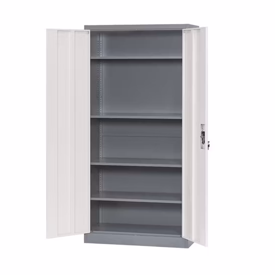 Cheap Price Iron Document Cupboard Office Storage Filing 2 Door Metal File Cabinet