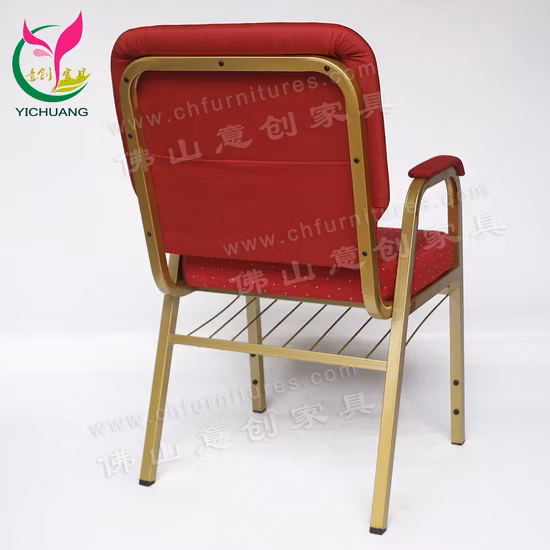 Hc-30-9 Armrest Stackable Interlock Auditorium Furniture Wholesale Church Chair