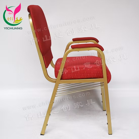 Hc-30-9 Armrest Stackable Interlock Auditorium Furniture Wholesale Church Chair