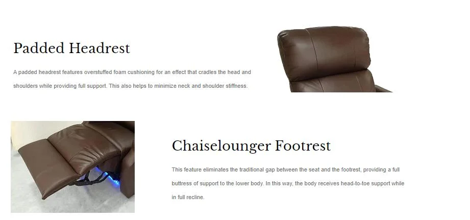 Wholesale Hot Sale Home Theater Sofa Manual/Electric Recliner Living Room Sofa Chair