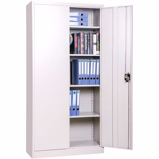 Cheap Price Iron Document Cupboard Office Storage Filing 2 Door Metal File Cabinet