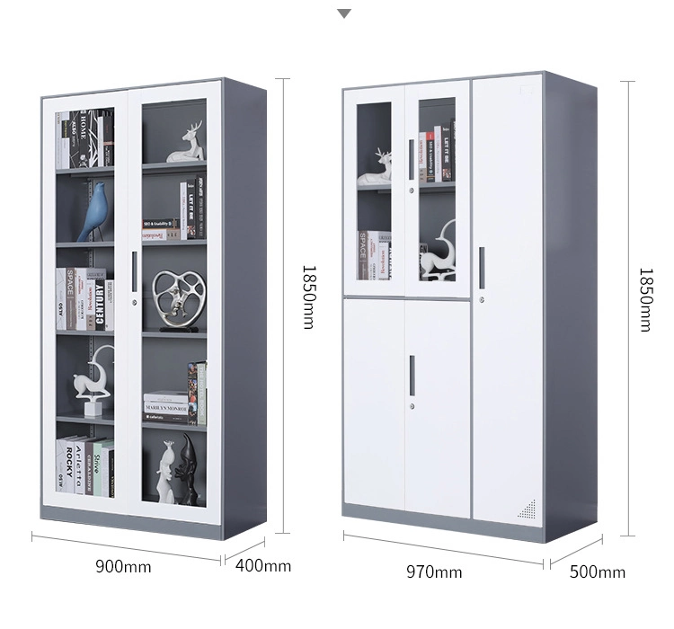 Chinese Wholesale Cheap Two Doors Steel Cupboards Storage Cabinet Metal Filing Cabinet