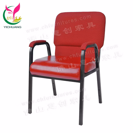 Hc-30-9 Armrest Stackable Interlock Auditorium Furniture Wholesale Church Chair