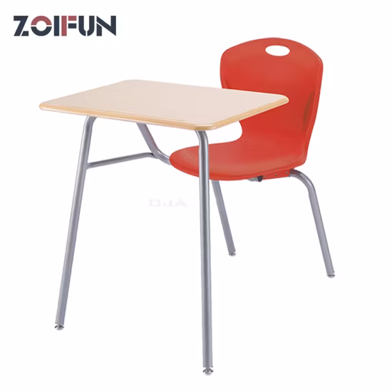 Sedia moderna, scrivania, studentessa delle scuole elementari, aula, metallo medio, arredo scolastico