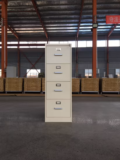Mobili cinesi moderni per la casa e l'ufficio Armadi metallici Armadietto classificatore verticale in acciaio a 2, 3 e 4 cassetti